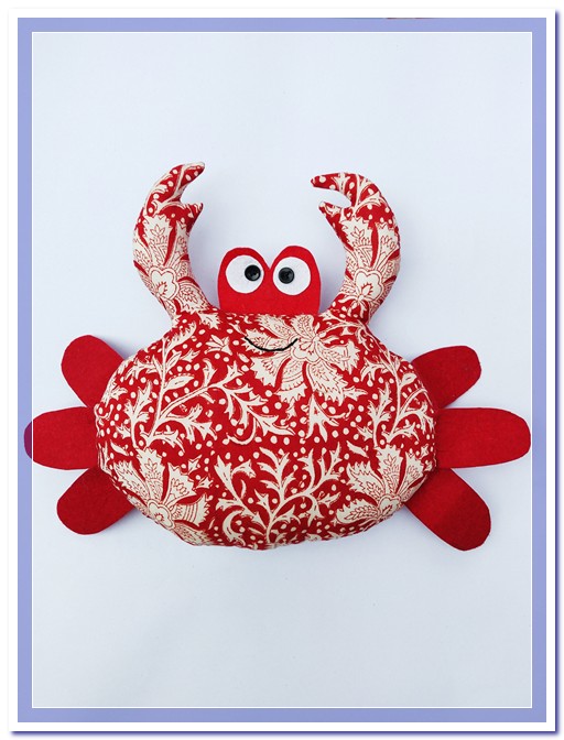 Crab Soft Toy by SVATANYA - Women Empowerment Responsible Social Design Enterprise