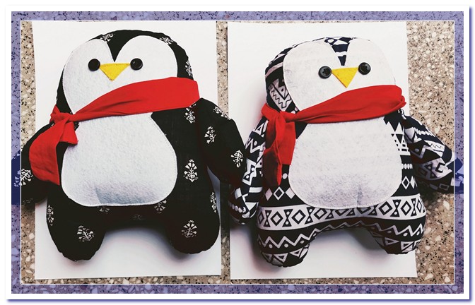 Twin Penguin Soft Toy by SVATANYA - Women Empowerment Responsible Social Design Enterprise