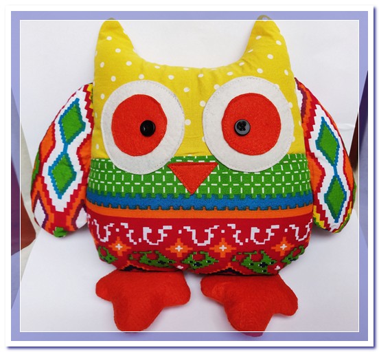 Cute Owl Soft Toy by SVATANYA - Women Empowerment Responsible Social Design Enterprise