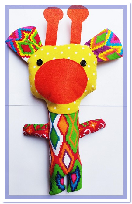 Funky Giraffe Soft Toy by SVATANYA - Women Empowerment Responsible Social Design Enterprise