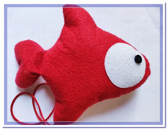 Fish Soft Toy for cats by SVATANYA - Women Empowerment Responsible Social Design Enterprise