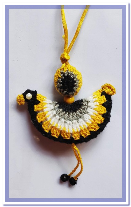 Birdie Crochet Charm by SVATANYA - Women Empowerment Responsible Social Design Enterprise