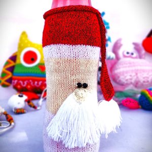 Amaryn SVATANYA Crochet Santa Wine Bottle cover