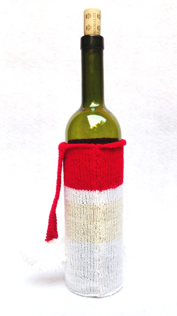 Amaryn SVATANYA Crochet Santa Wine Bottle cover