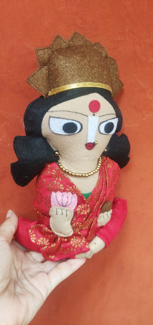 Handcrafted Lakshmi Soft Figurine Amaryn SVATANYA Women Empowerment Soft Decor