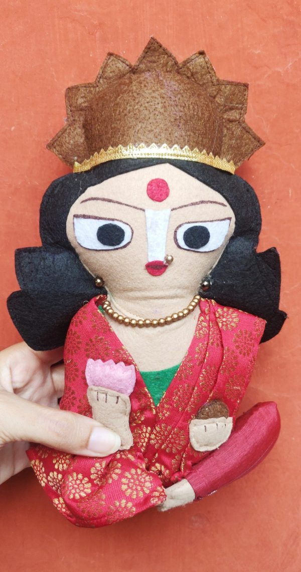 Handcrafted Lakshmi Soft Figurine Amaryn SVATANYA Women Empowerment Soft Decor
