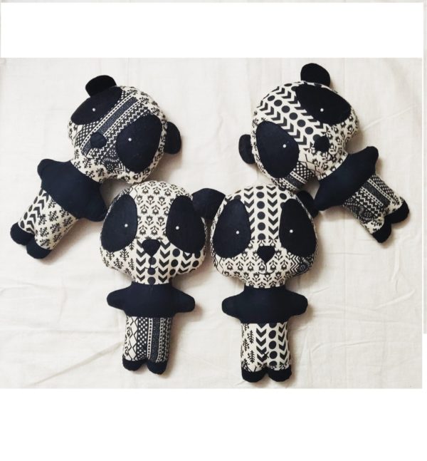 Handcrafted Panda Soft toys