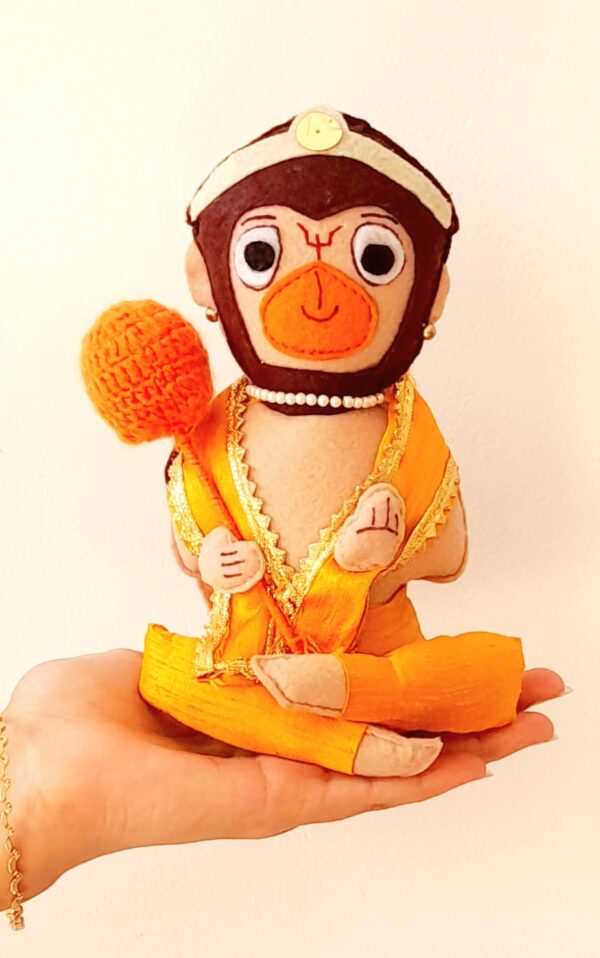 Hanuman Soft Toy decor AMARYN SVATANYA Handcrafted Women empowerment Made in India