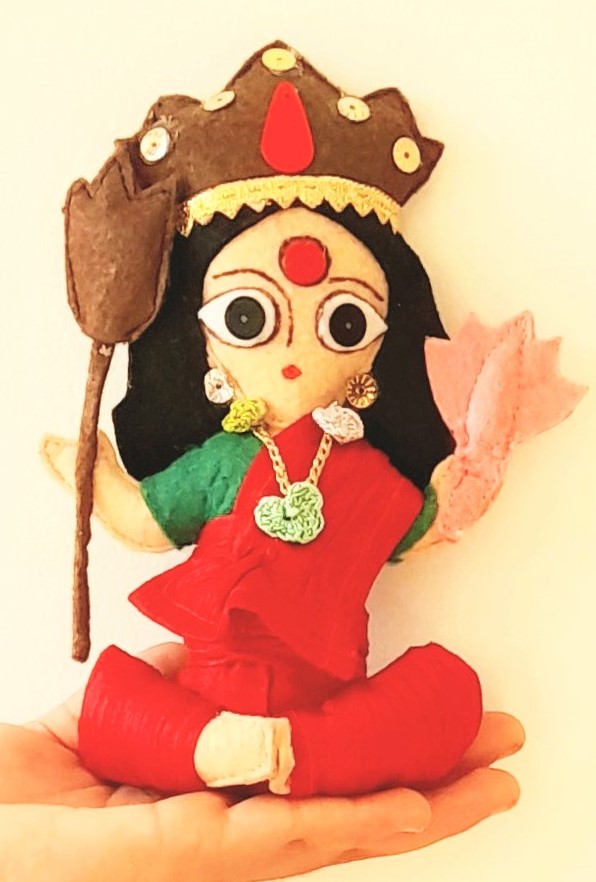 Durga Soft Toy decor AMARYN SVATANYA Handcrafted Women empowerment Made in India