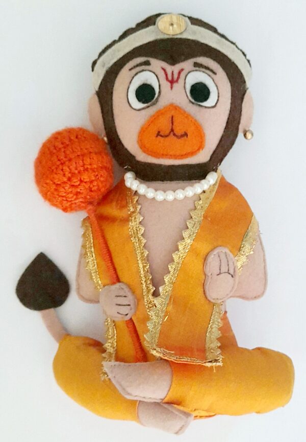 Hanuman Soft Toy decor AMARYN SVATANYA Handcrafted Women empowerment Made in India