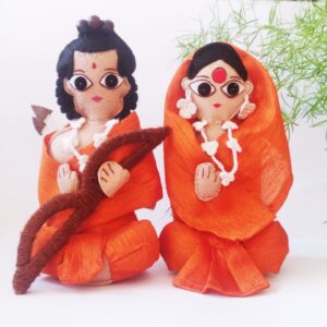 Ram & Sita Soft Toy decor AMARYN SVATANYA Handcrafted